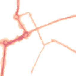 Night-time road noise heatmap for M24 1BS