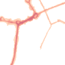 Night-time road noise heatmap for M24 1DP