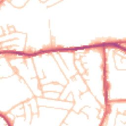 Daytime road noise heatmap for M24 2HA