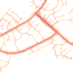 Daytime road noise heatmap for M24 4JB