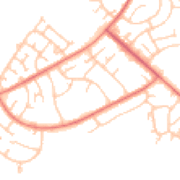 Daytime road noise heatmap for M24 4JF