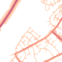 Daytime road noise heatmap for M24 4NF