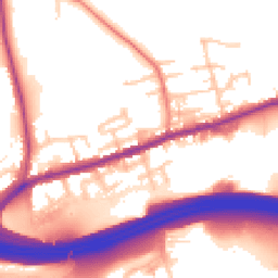 Daytime road noise heatmap for M24 4QD