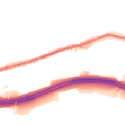 Night-time road noise heatmap for M24 4TE