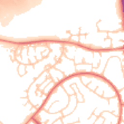 Daytime road noise heatmap for M24 5SU