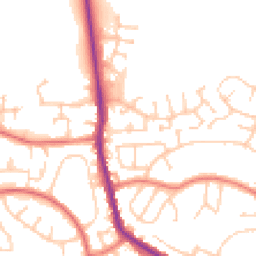 Daytime road noise heatmap for M24 6TN