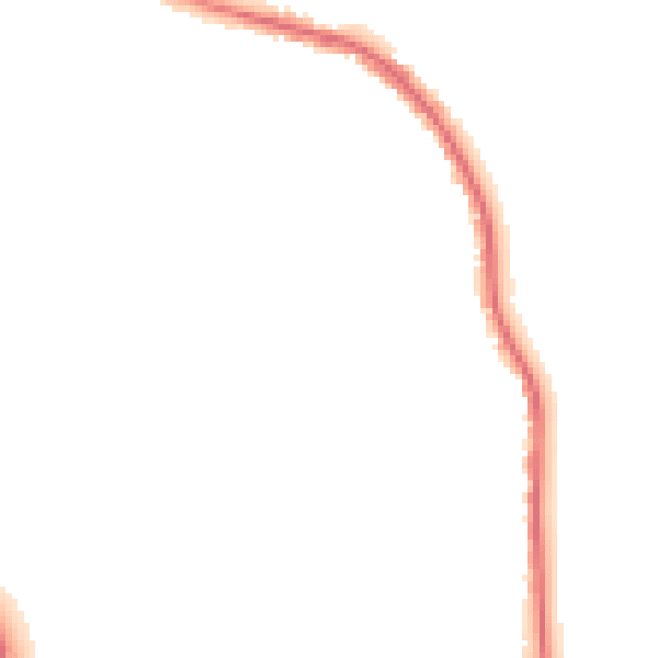 Night-time road noise heatmap for M25 1HN