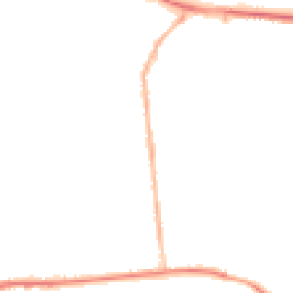 Night-time road noise heatmap for M26 1AG