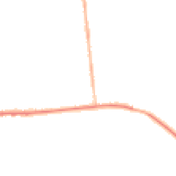 Night-time road noise heatmap for M26 1BF