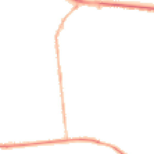 Night-time road noise heatmap for M26 1BN