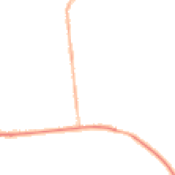 Night-time road noise heatmap for M26 1BP
