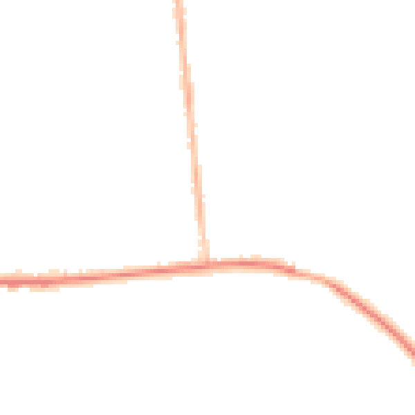 Night-time road noise heatmap for M26 1BQ