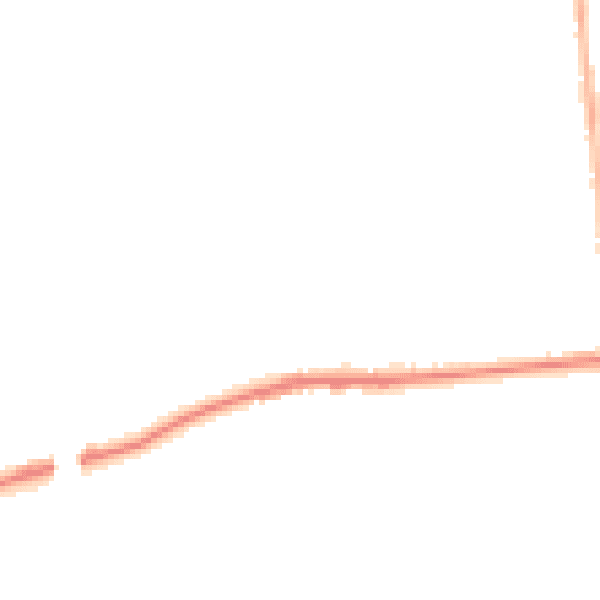 Night-time road noise heatmap for M26 1DG