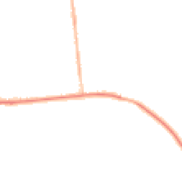 Night-time road noise heatmap for M26 1DJ