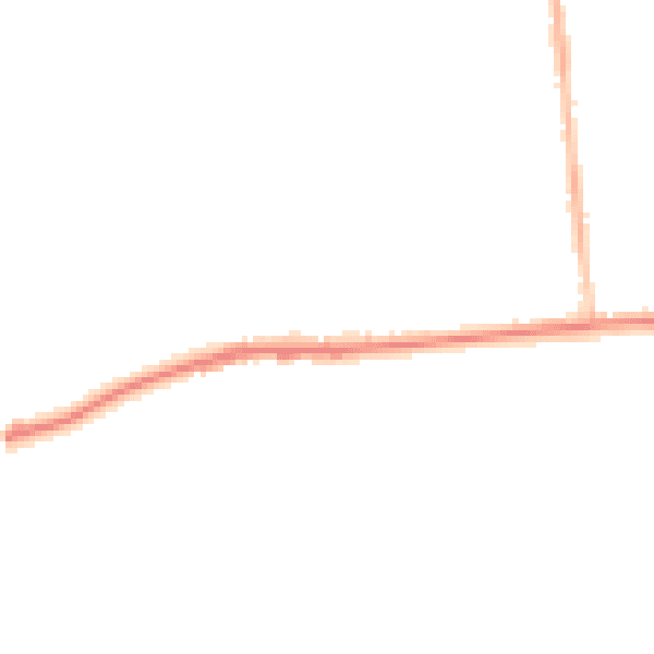 Night-time road noise heatmap for M26 1YP