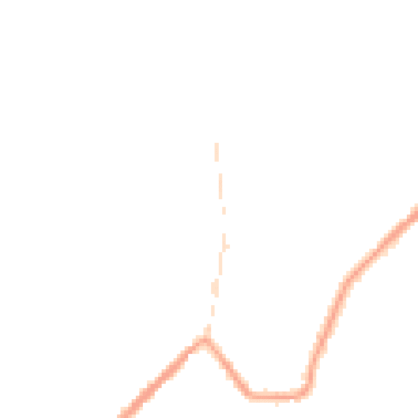 Night-time road noise heatmap for M26 2XP