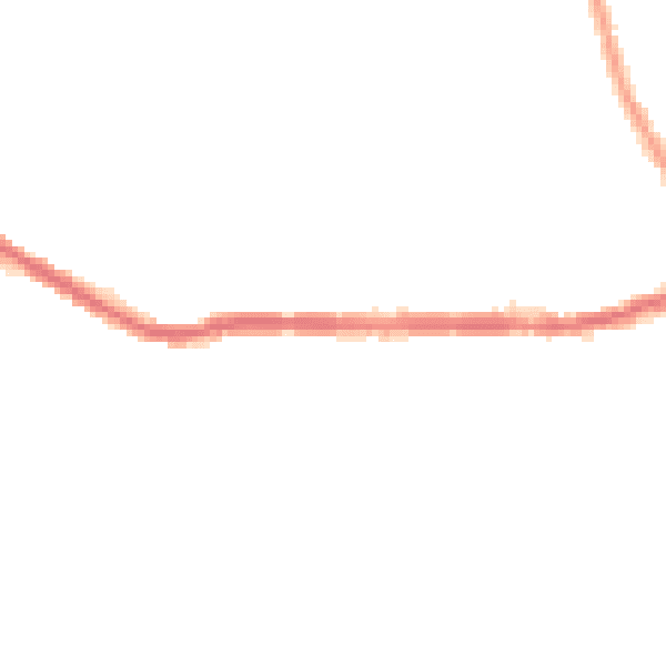 Night-time road noise heatmap for M26 3BX