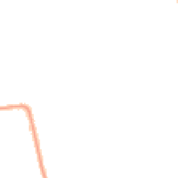 Night-time road noise heatmap for M26 4NG