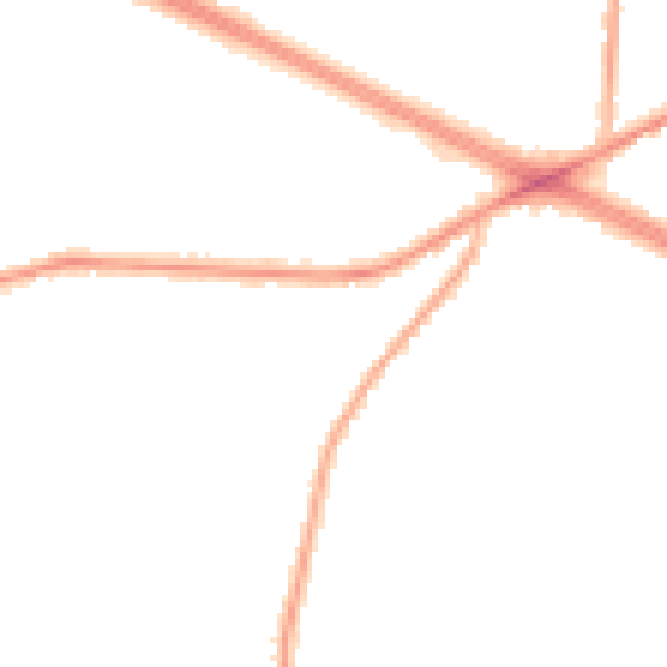 Night-time road noise heatmap for M27 0AW
