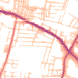 Daytime road noise heatmap for M27 0PT