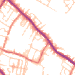Daytime road noise heatmap for M27 4DD