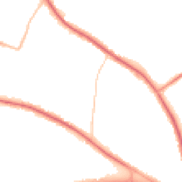 Night-time road noise heatmap for M27 4EY