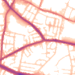 Daytime road noise heatmap for M27 5AN