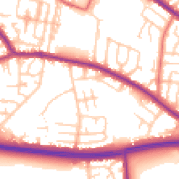 Daytime road noise heatmap for M27 5LF