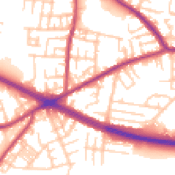 Daytime road noise heatmap for M27 5PF