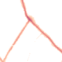 Night-time road noise heatmap for M27 6DF