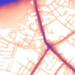 Daytime road noise heatmap for M27 6ET
