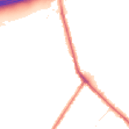 Night-time road noise heatmap for M27 6ET