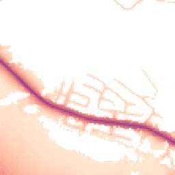 Daytime road noise heatmap for M27 6WL