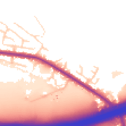 Daytime road noise heatmap for M27 6YD