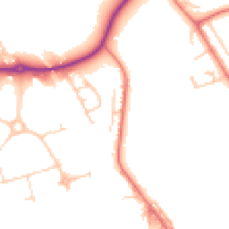 Daytime road noise heatmap for M27 8BY