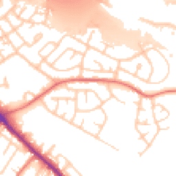 Daytime road noise heatmap for M27 8GH
