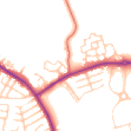 Daytime road noise heatmap for M27 8WD