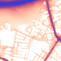 Daytime road noise heatmap for M27 9HJ