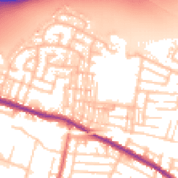 Daytime road noise heatmap for M27 9XS
