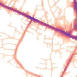 Daytime road noise heatmap for M28 0AQ