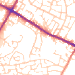 Daytime road noise heatmap for M28 0BD