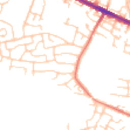 Daytime road noise heatmap for M28 0HQ