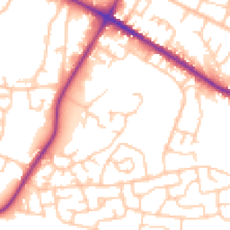Daytime road noise heatmap for M28 0YR
