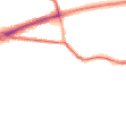 Night-time road noise heatmap for M28 1JZ