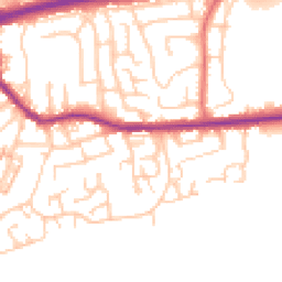 Daytime road noise heatmap for M28 1LQ