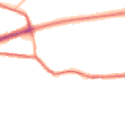 Night-time road noise heatmap for M28 1LU