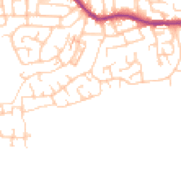 Daytime road noise heatmap for M28 1UZ