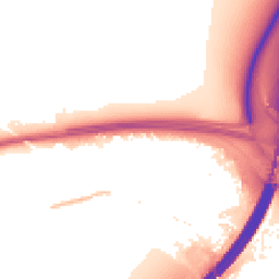 Night-time road noise heatmap for M28 2RE