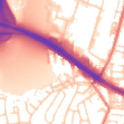 Daytime road noise heatmap for M28 2TA