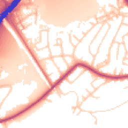 Daytime road noise heatmap for M28 2TQ